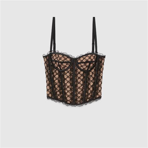 gucci net corset|gucci bodysuit.